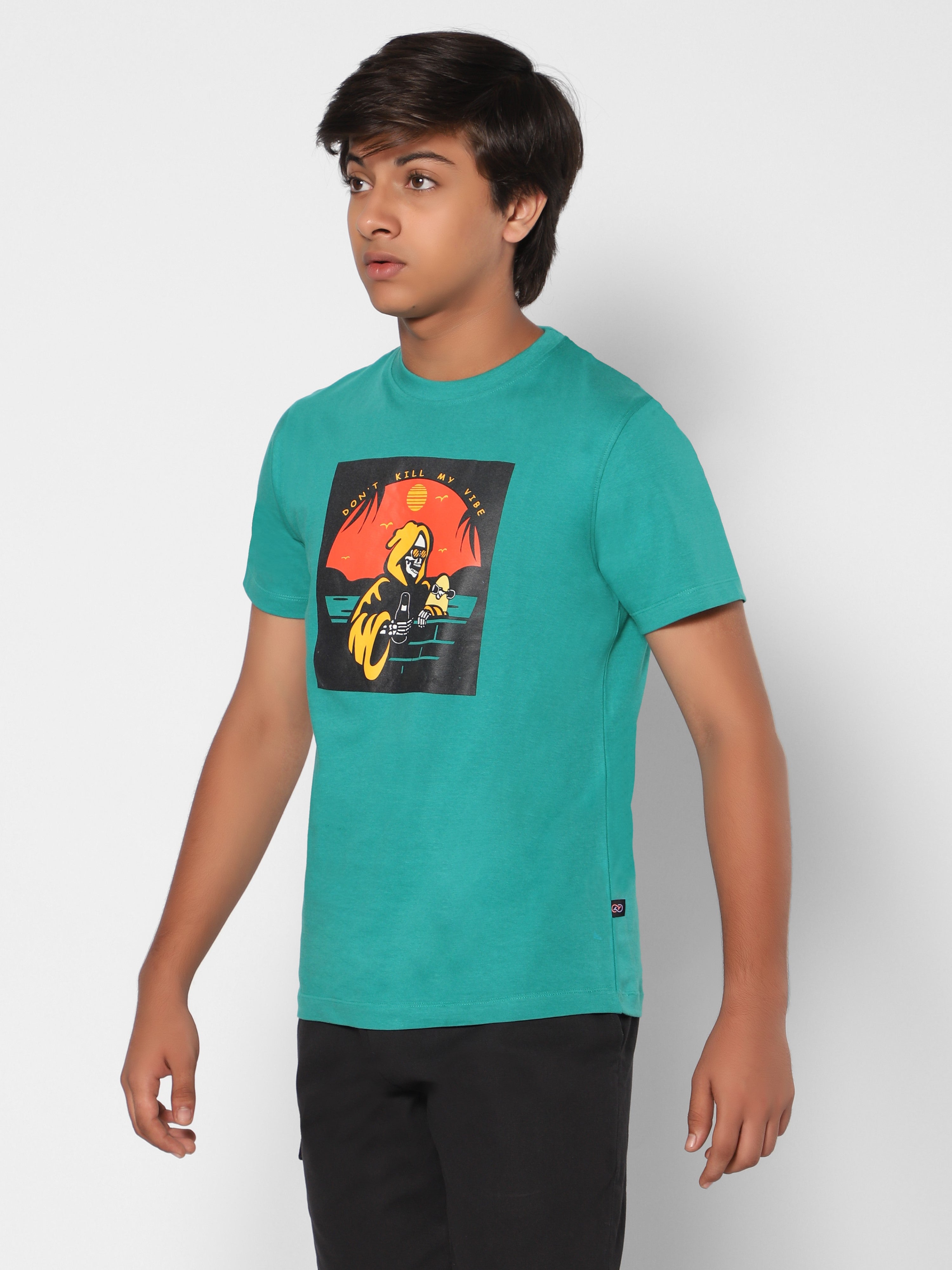 Girls/Boys-T-shirt -Teal