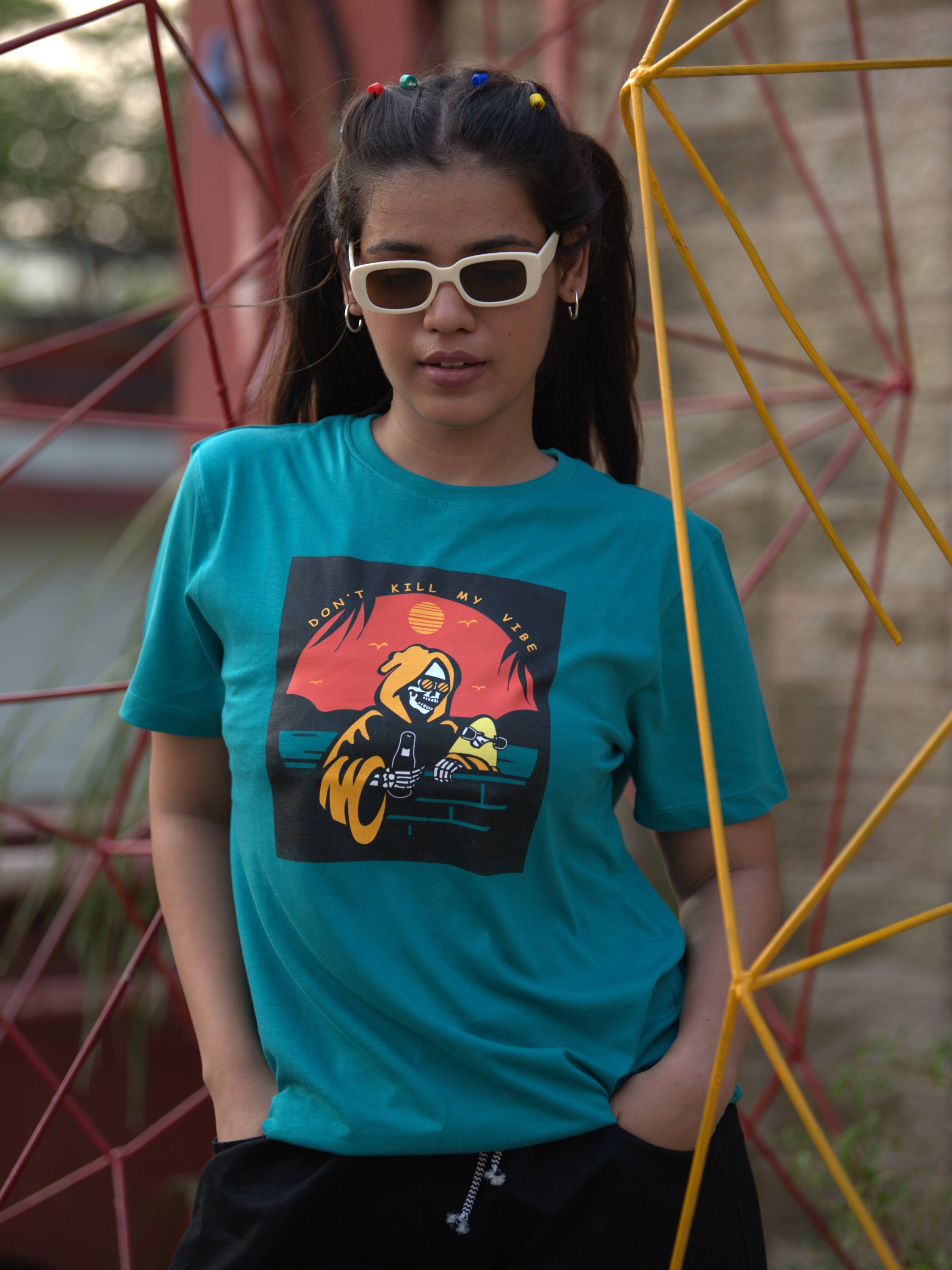 Girls/Boys-T-shirt -Teal