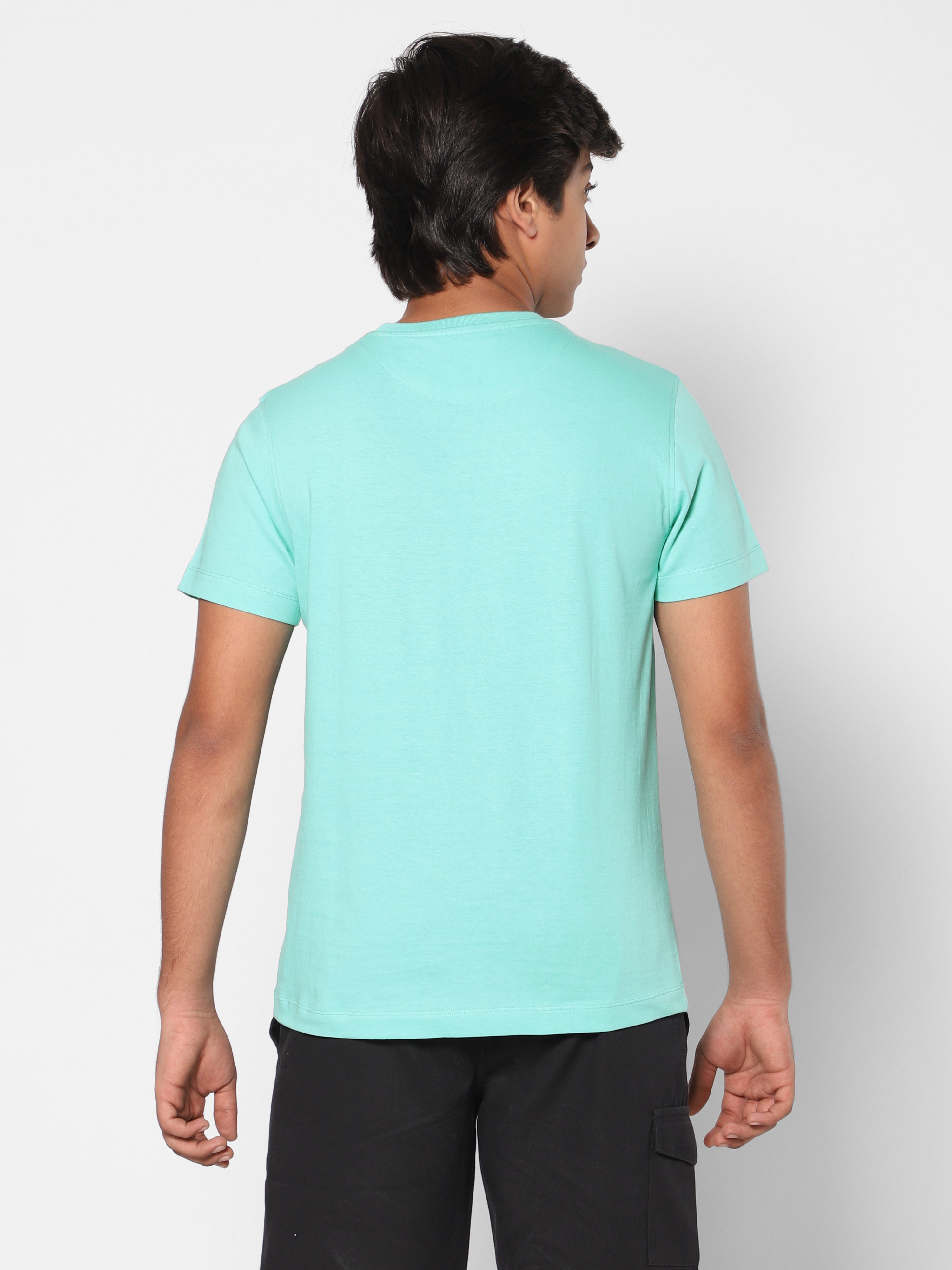 TeenTrums Unisex statement T-shirt - Try it out - Turquoise