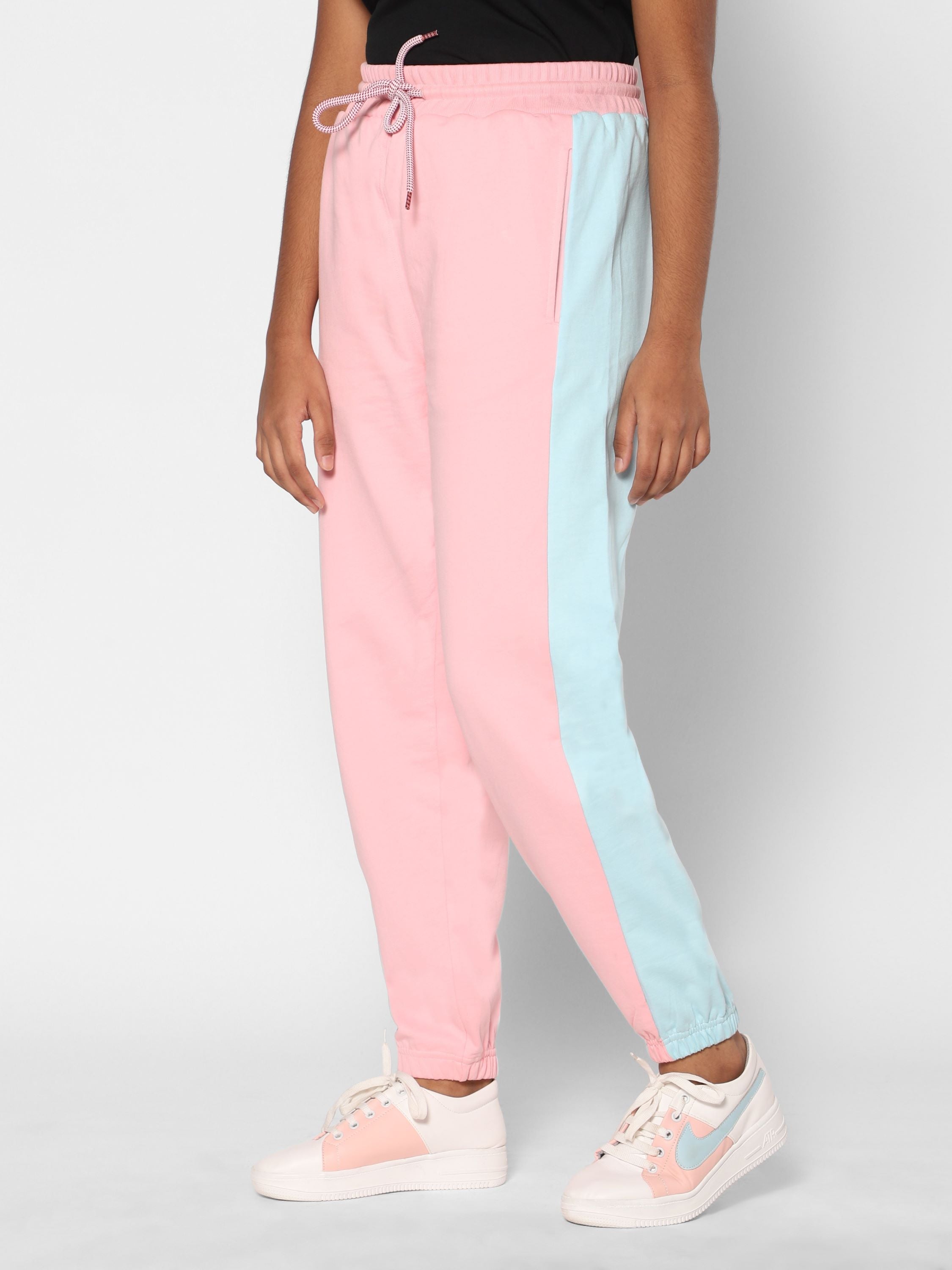 Buy Pink Track Pant For Women Online 8907279313300 At Rareism