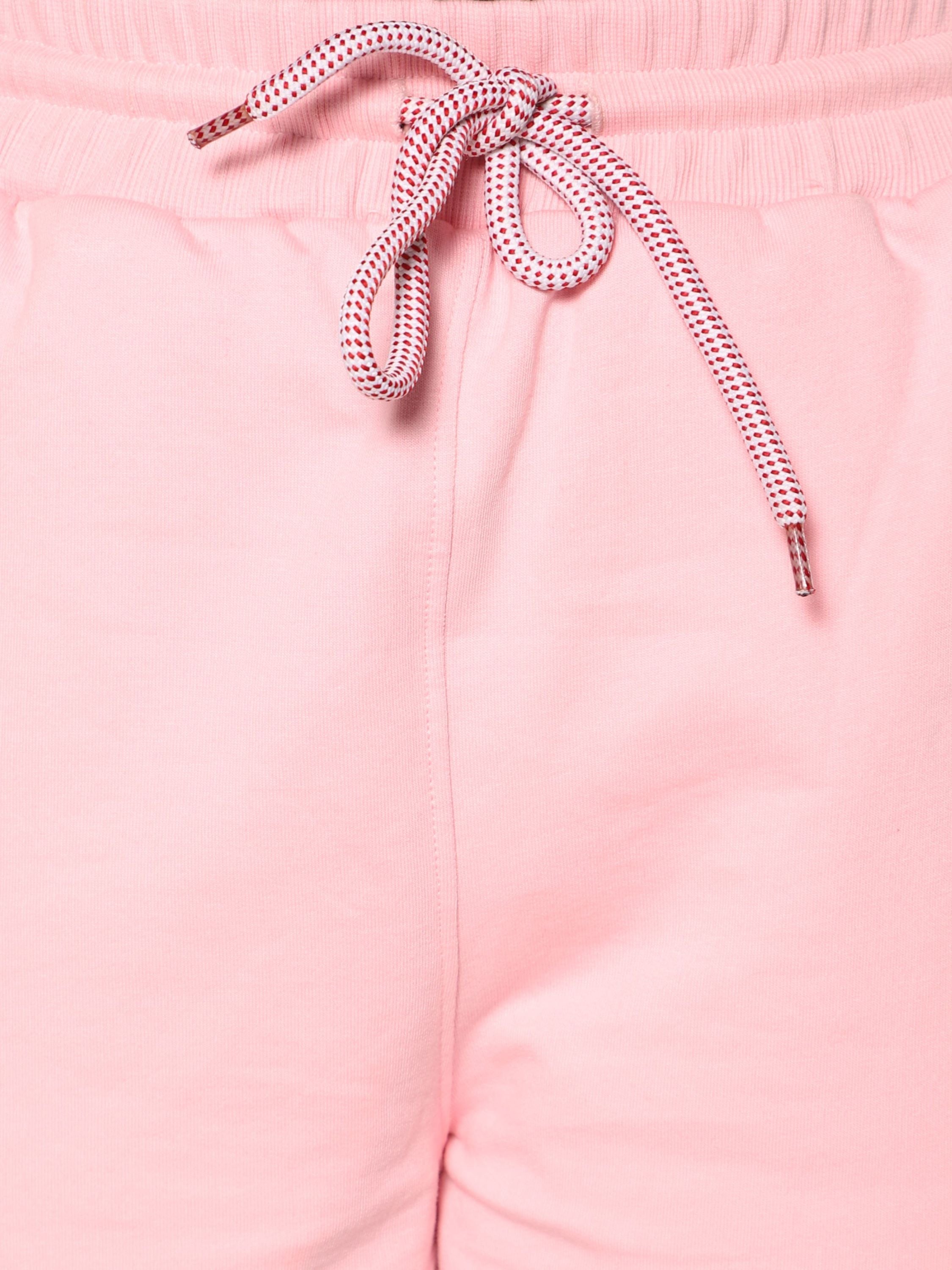 Track pants - Cut & sew-Pink