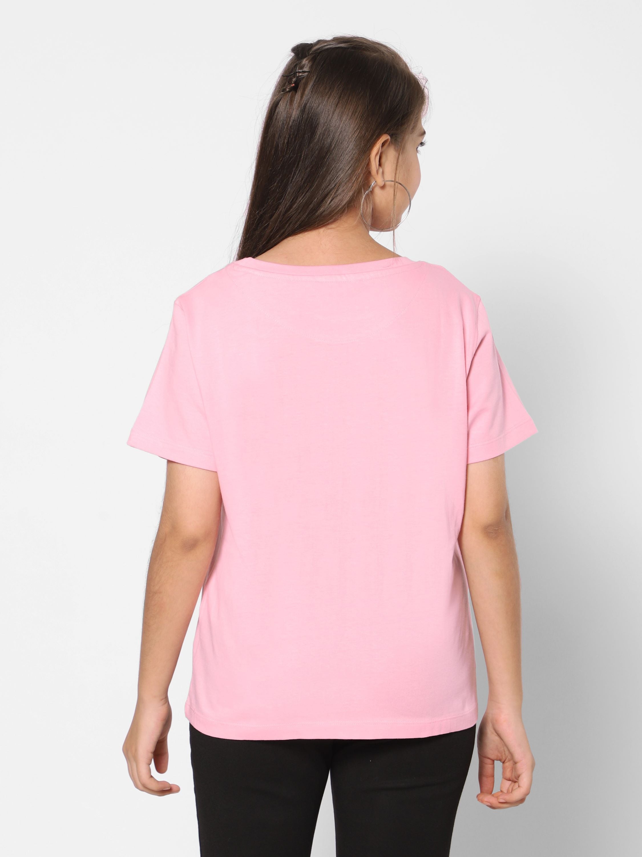 graphic T-shirt  boho art- Pink