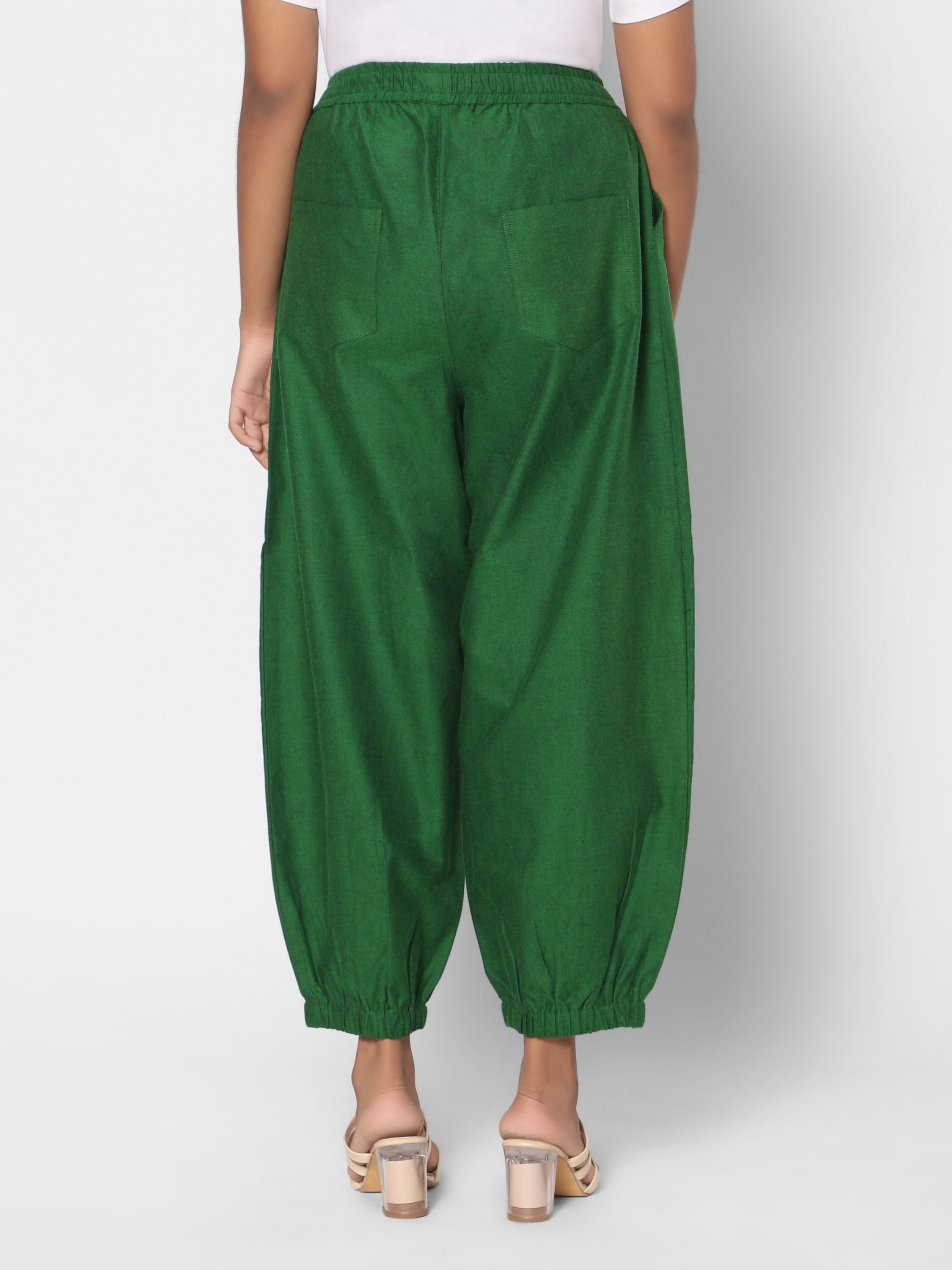 Woven Bottom- Green