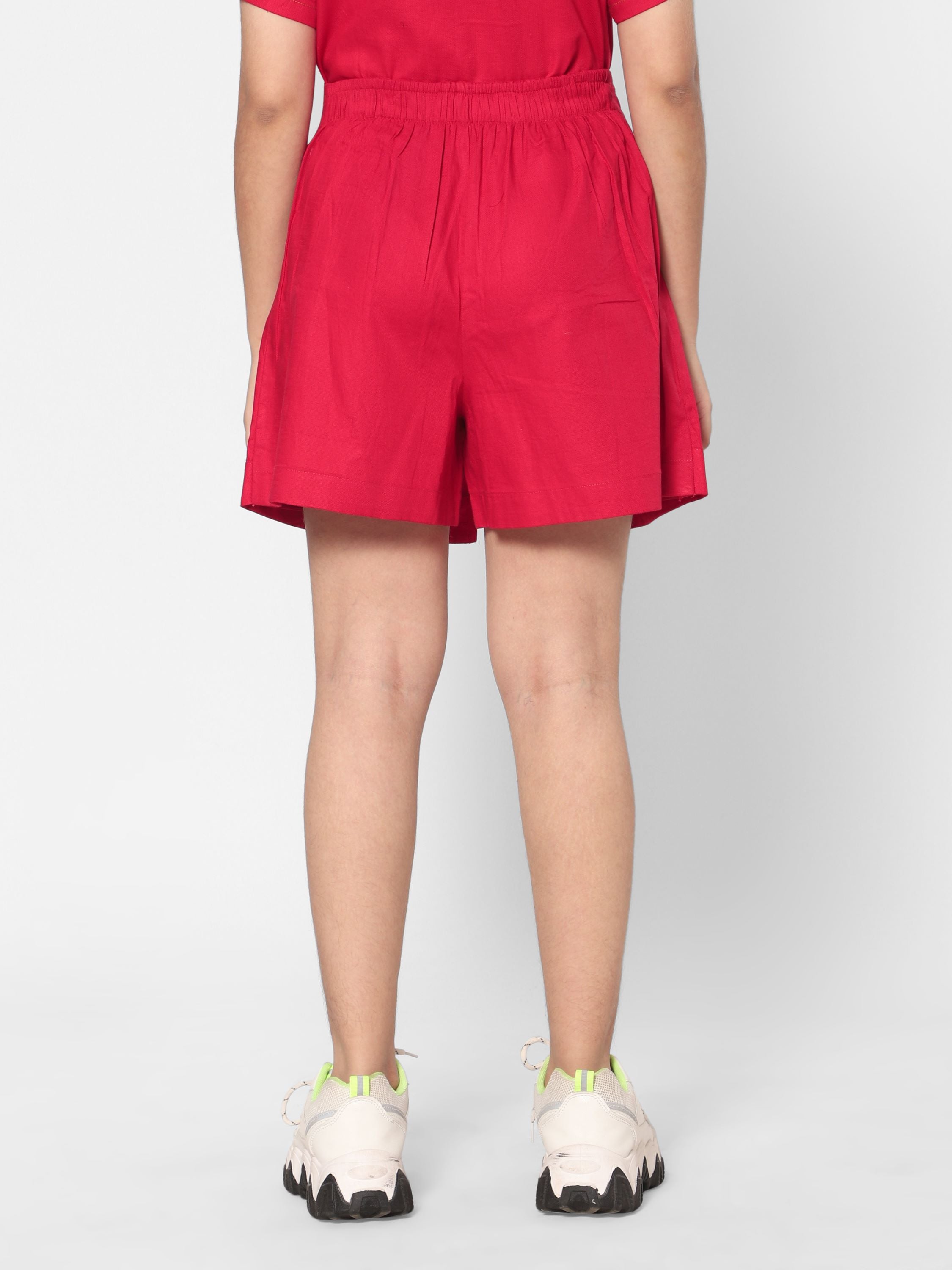 TeenTrums Girls Skirt-Red