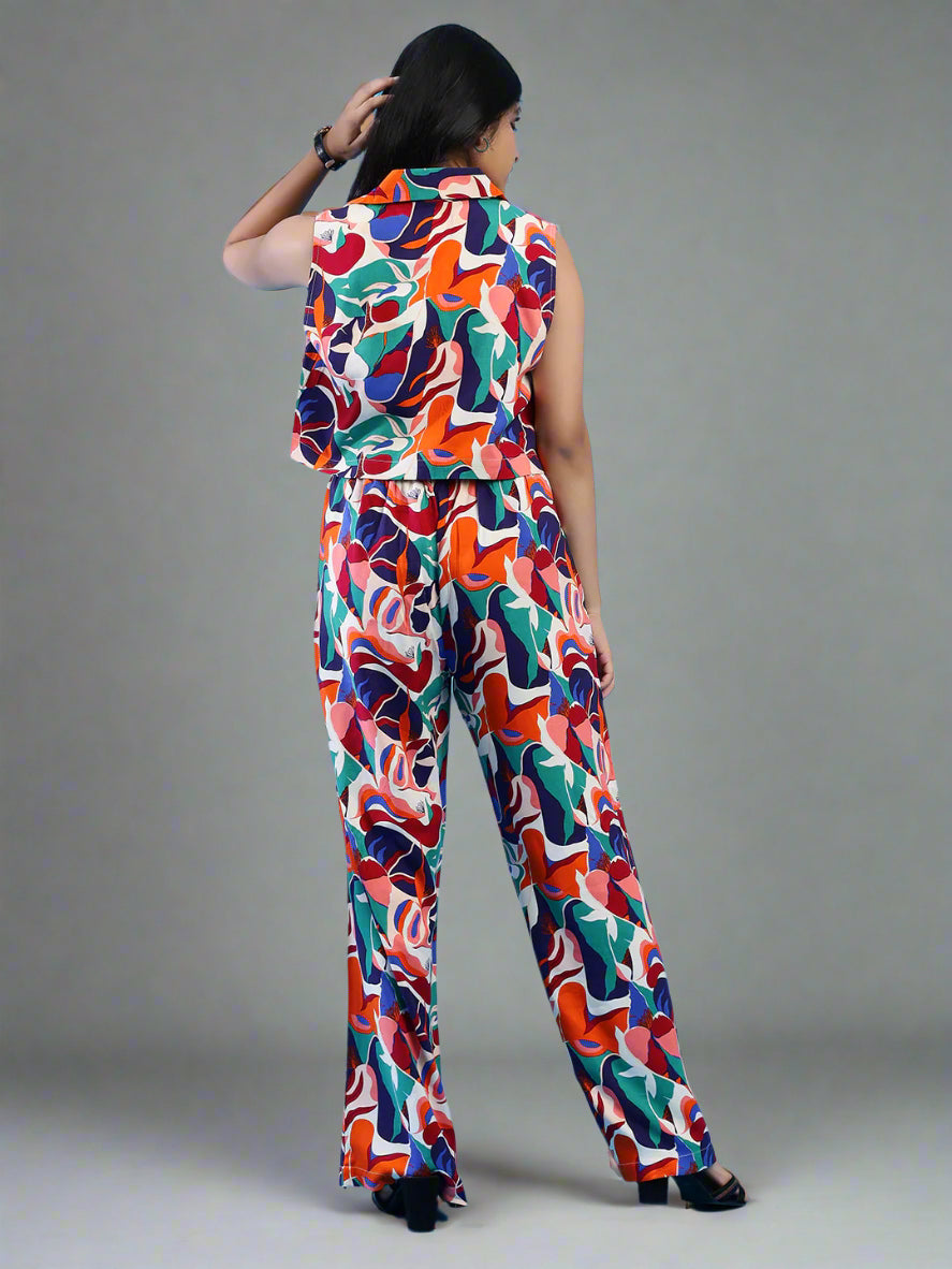 Joyful Burst Co-Ord set - Multicolor