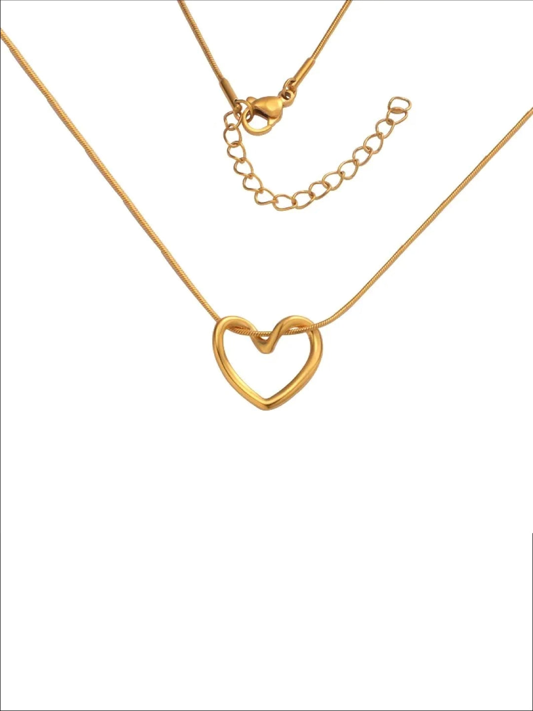 Girls Amour Pendant - Gold