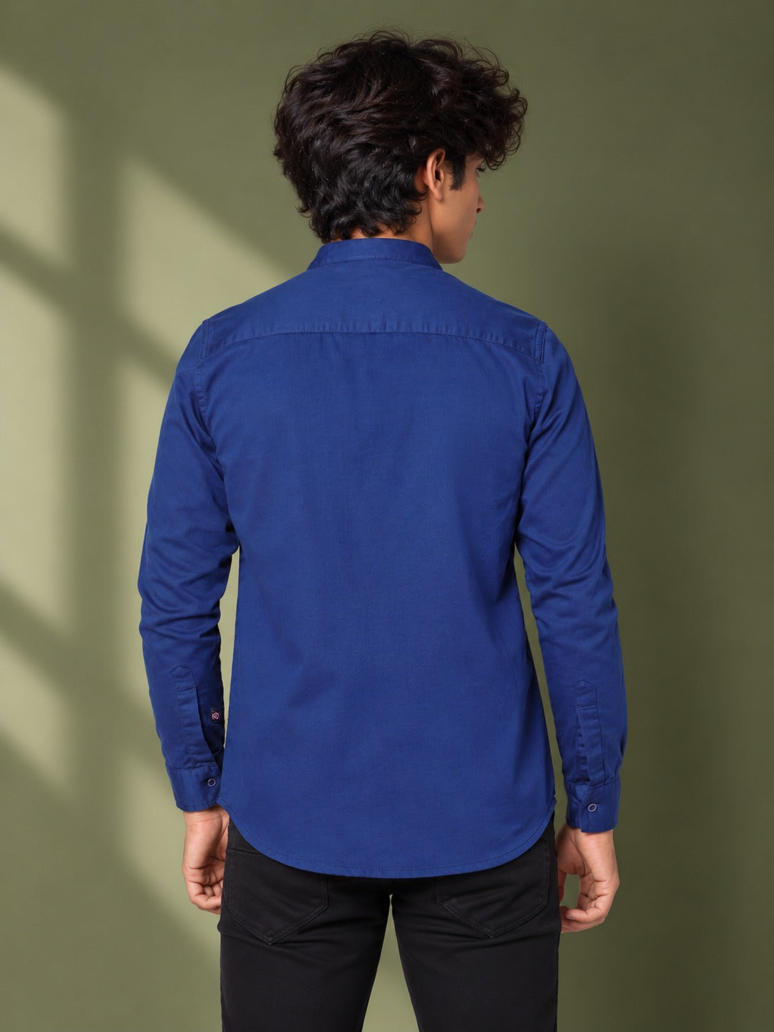 Cotton Shirt - Navy